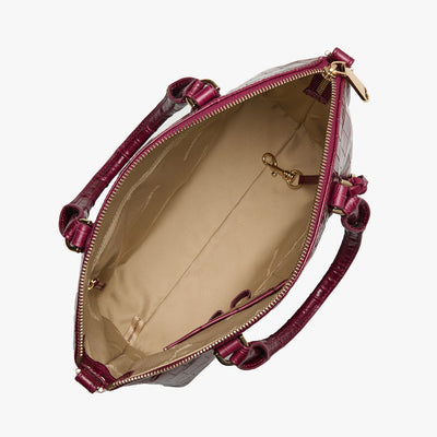 Sugar Plum Lententide Duxbury Satchel Open Top View 