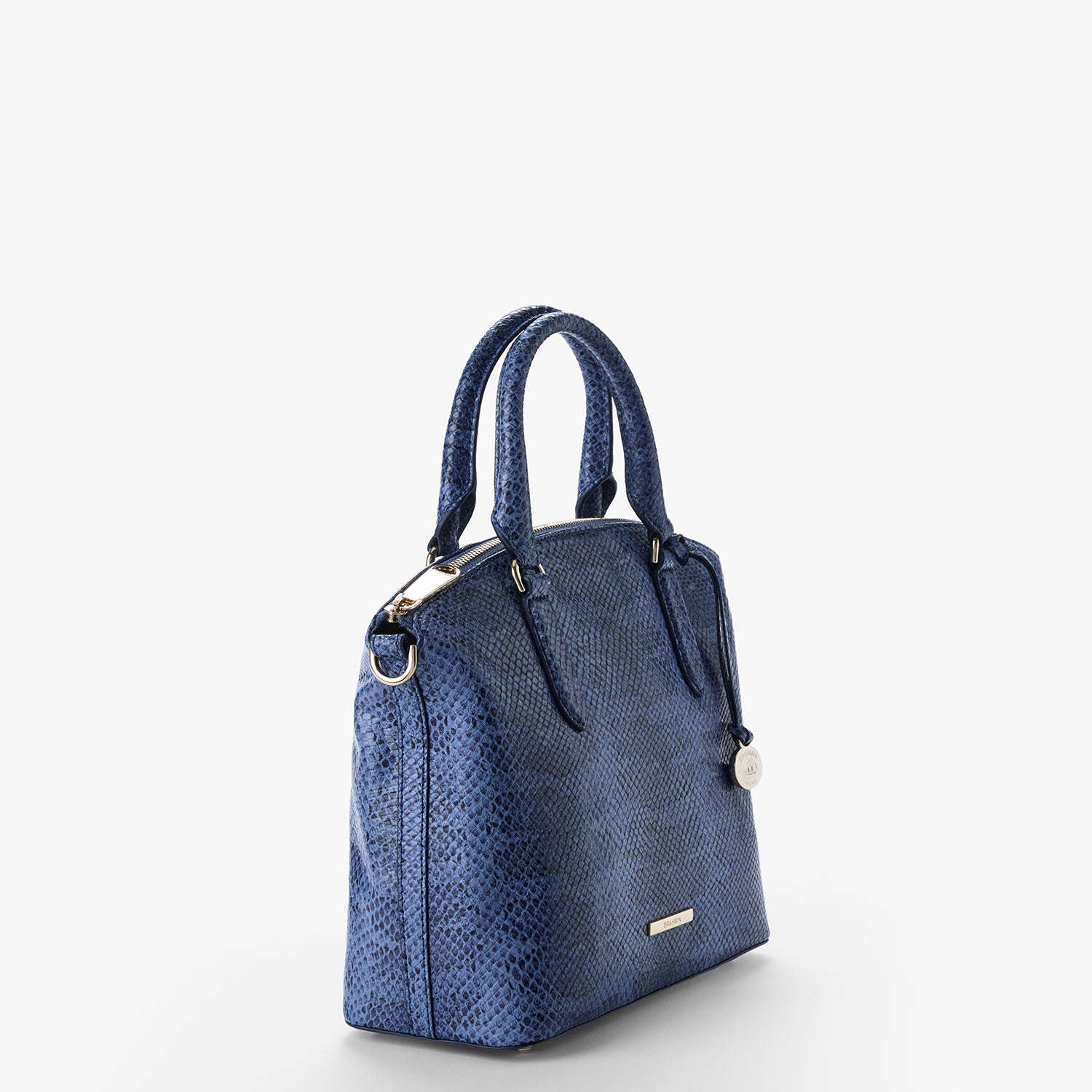 Duxbury Satchel | Navy Bonaire | BRAHMIN