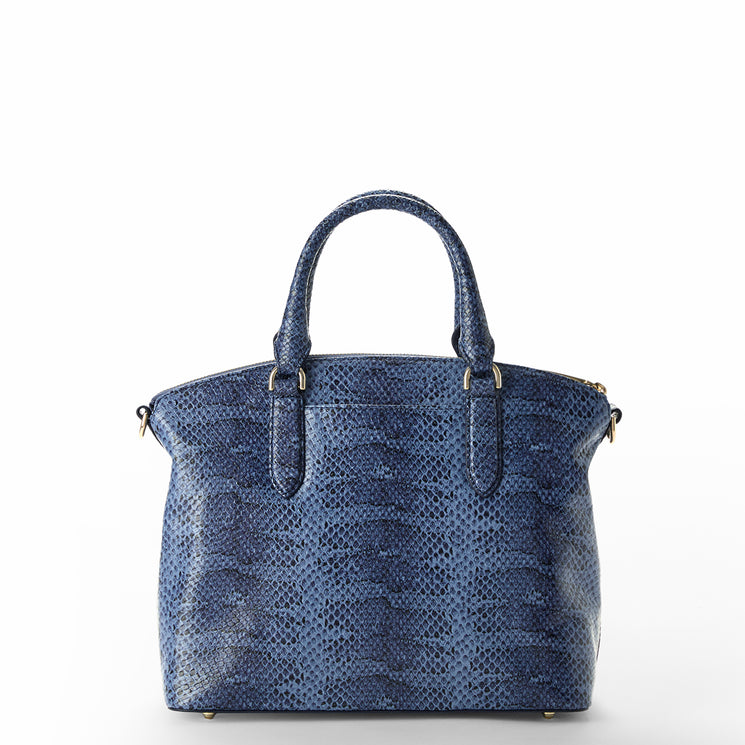 Navy Bonaire Duxbury Satchel Back View 
