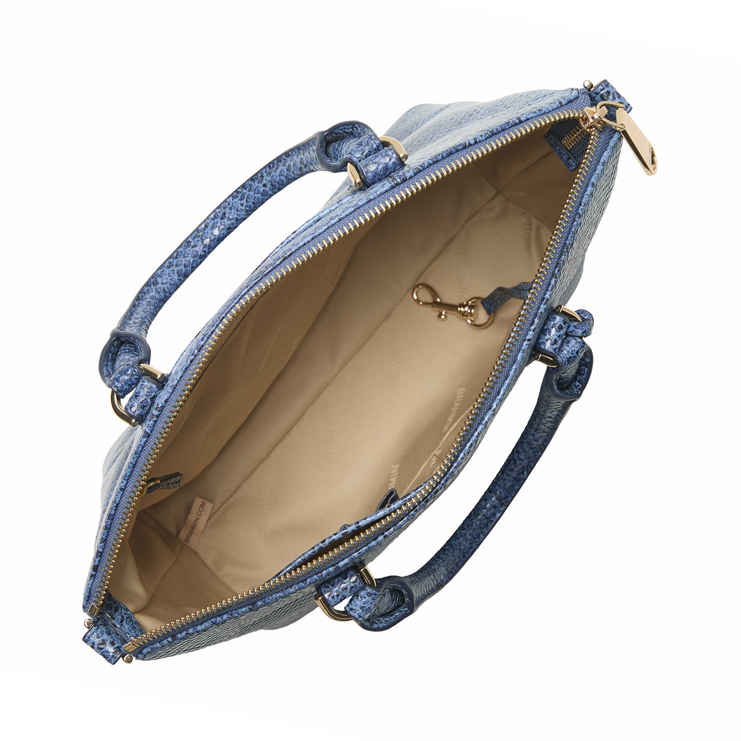 Duxbury Satchel | Navy Bonaire | BRAHMIN