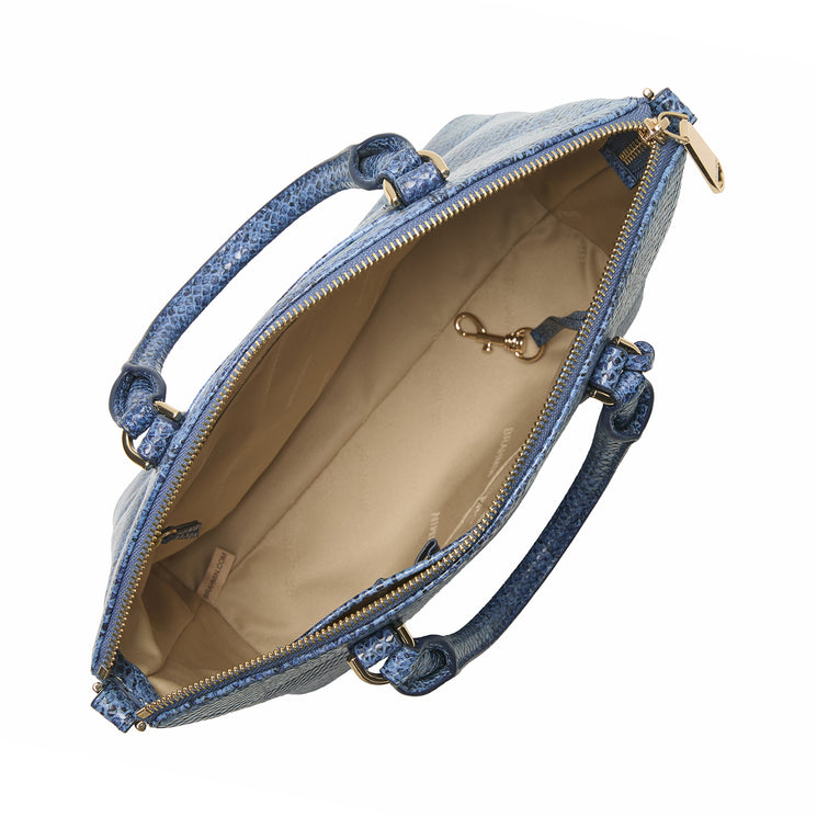 Navy Bonaire Duxbury Satchel Open View 
