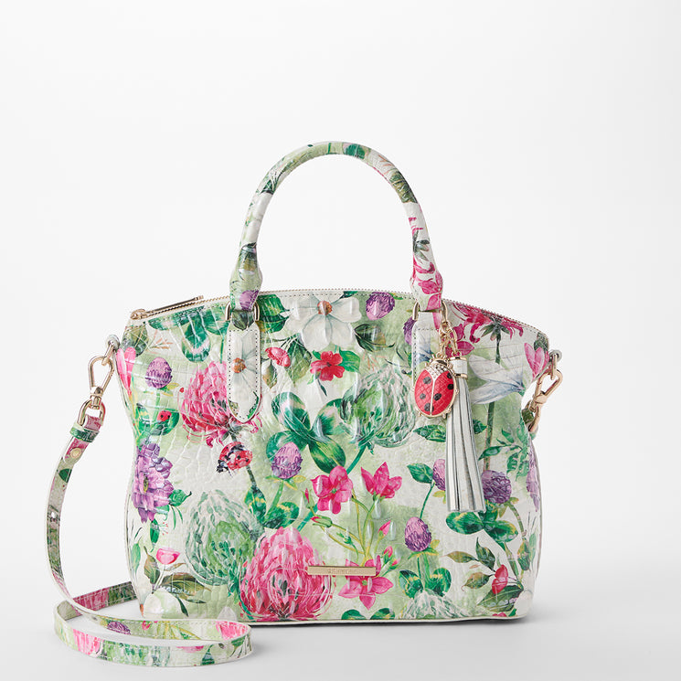 Multi Meadows Duxbury Satchel Front View With Strap