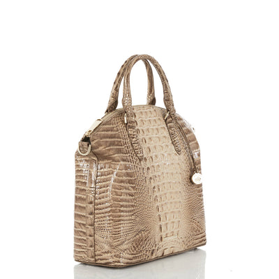 Sesame Ombre Melbourne Large Duxbury Satchel Side View 