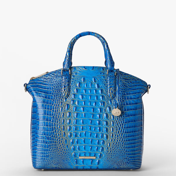 Large Duxbury Satchel | Electric Indigo Ombre Melbourne | BRAHMIN