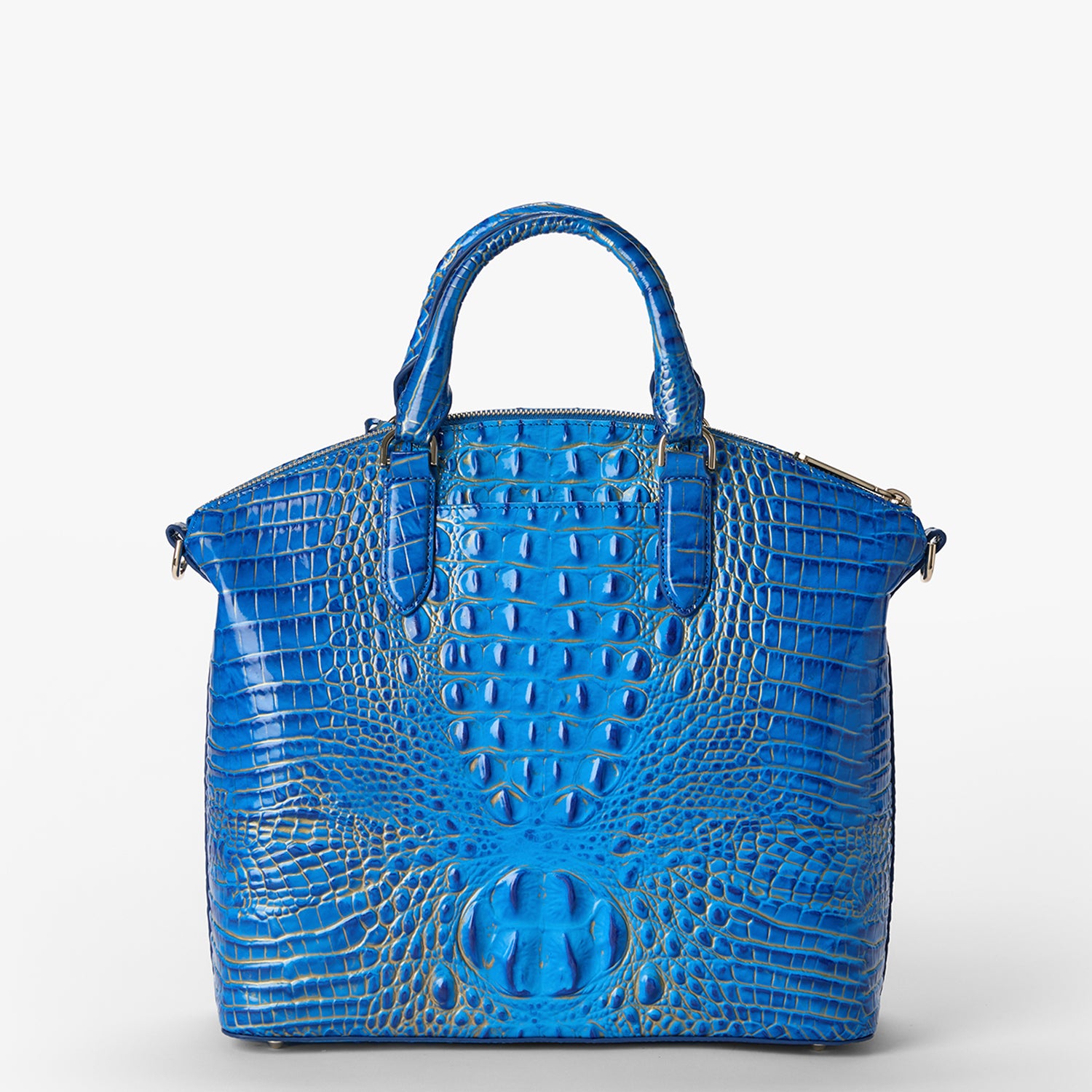 Large Duxbury Satchel | Electric Indigo Ombre Melbourne | BRAHMIN