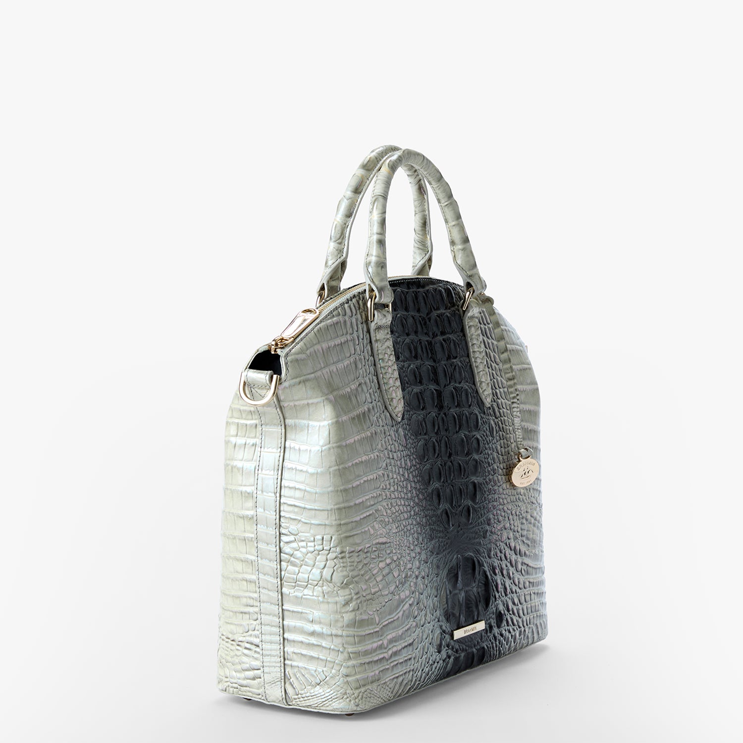 BRAHMIN Große Duxbury Umhängetasche – Golden Rod Ombre Melbourne – Mit Abnehmbarem Gurt
