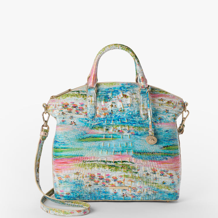 Staycation Melbourne DI Large Duxbury Satchel Front View With Strap