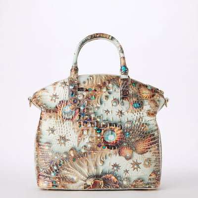 Sea Jewel Melbourne DI Large Duxbury Satchel Back View