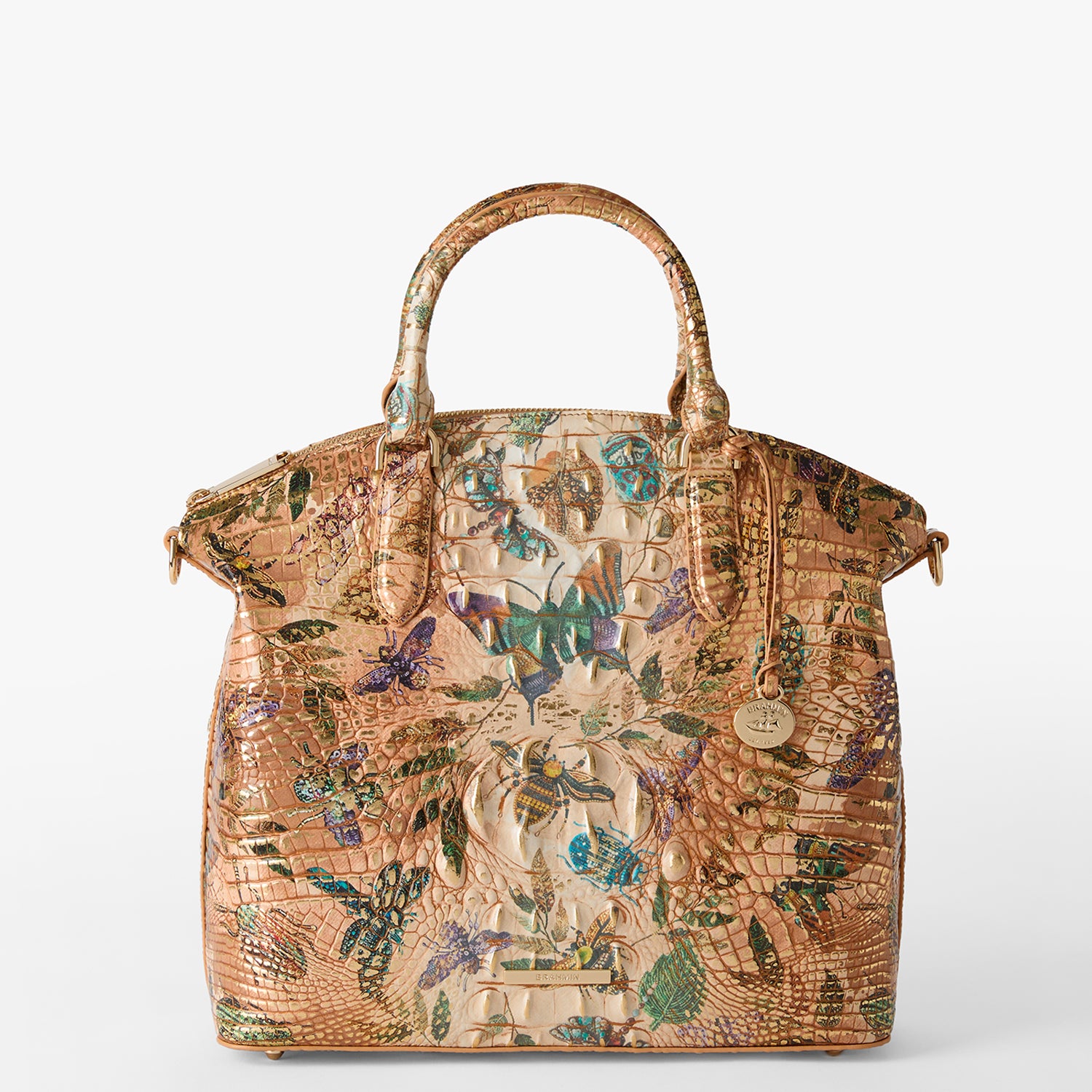 Large Duxbury Satchel Hill Garden Melbourne BRAHMIN