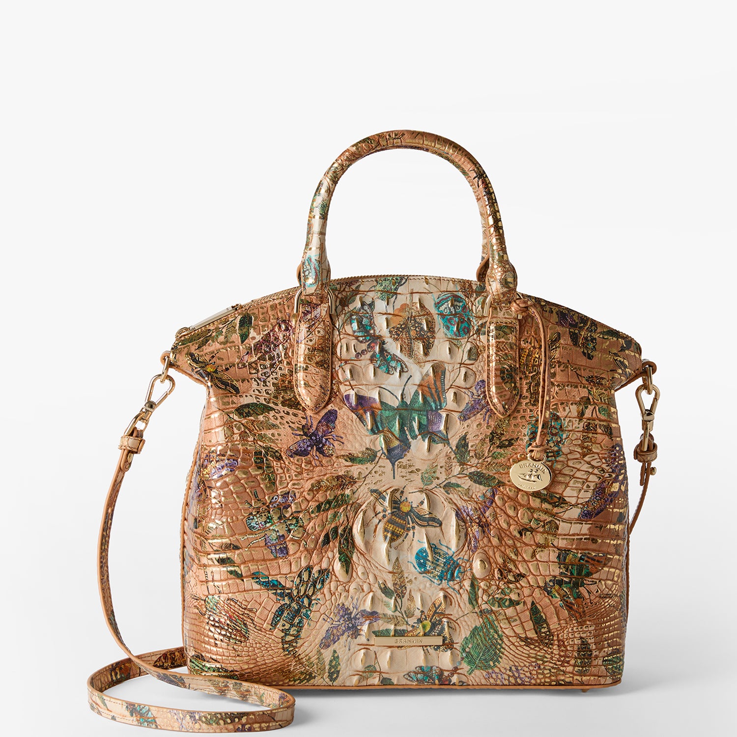 Large Duxbury Satchel | Hill Garden Melbourne | BRAHMIN