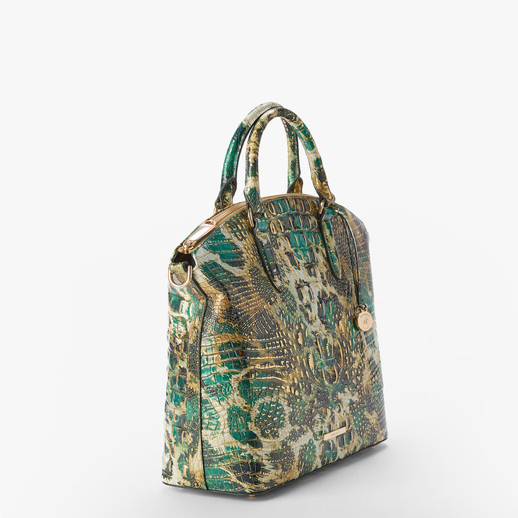 Roaring Melbourne Large Duxbury Satchel Side View