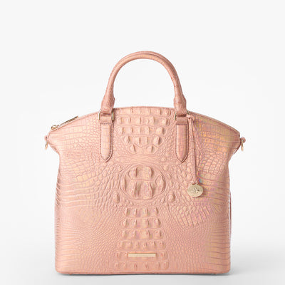 Rose Gold Melbourne Large Duxbury Satchel Front View 
