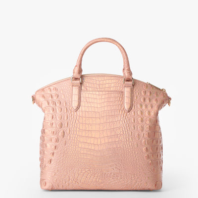 Rose Gold Melbourne Large Duxbury Satchel Back View 
