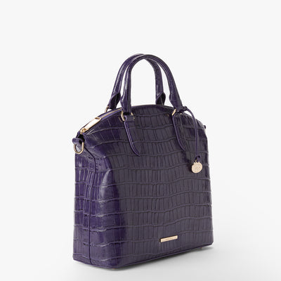 Voltage Violet Sirona Large Duxbury Satchel Side View 
