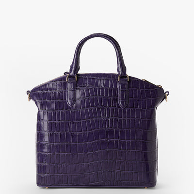 Voltage Violet Sirona Large Duxbury Satchel Back View 
