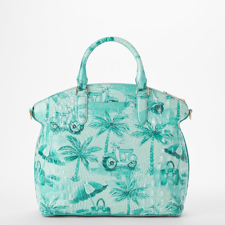 Blue Nantucket Large Duxbury Satchel Back View