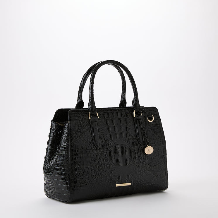 Black Melbourne Small Finley Carryall Side View
