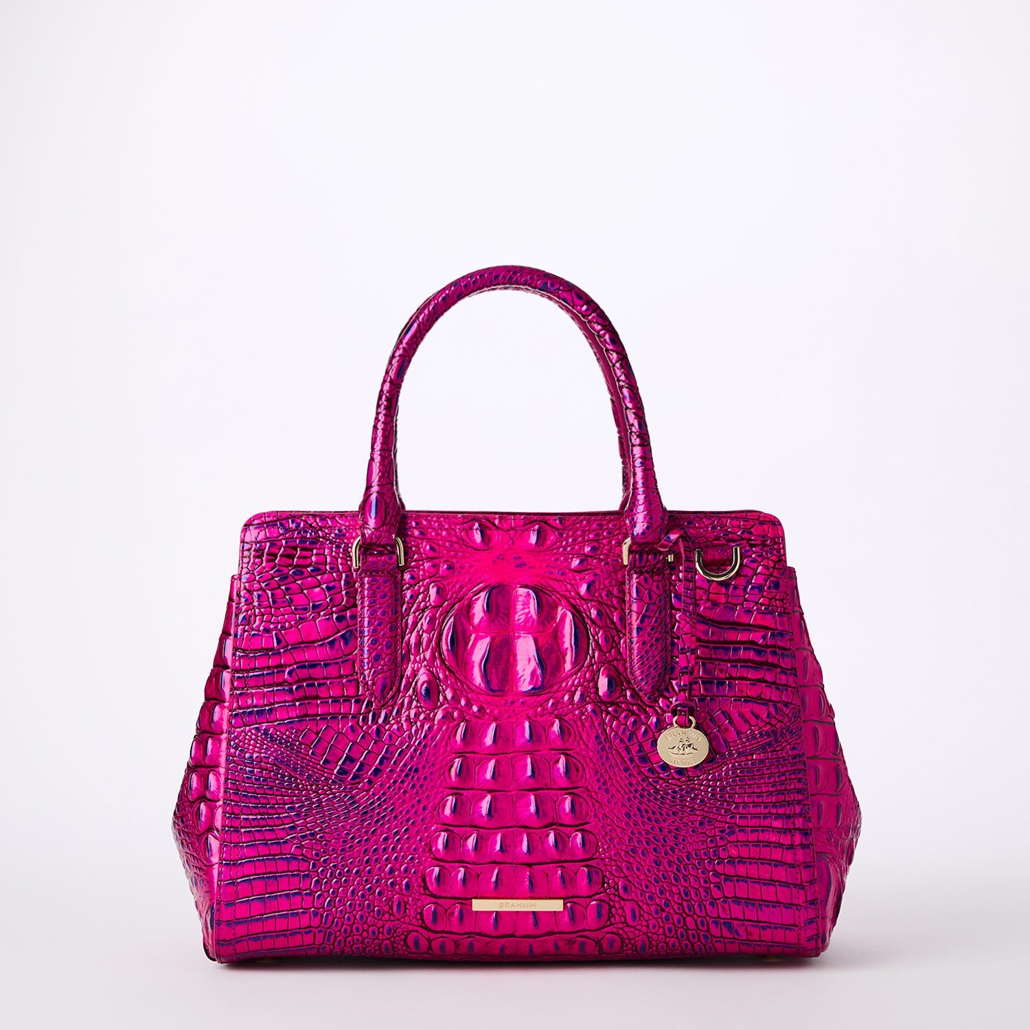 BNWT high quality Brahmin Large Duxbury Satchel Violet Wonderland Melbourne