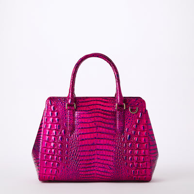 Voltage Violet Melbourne Small Finley Satchel Back View 
