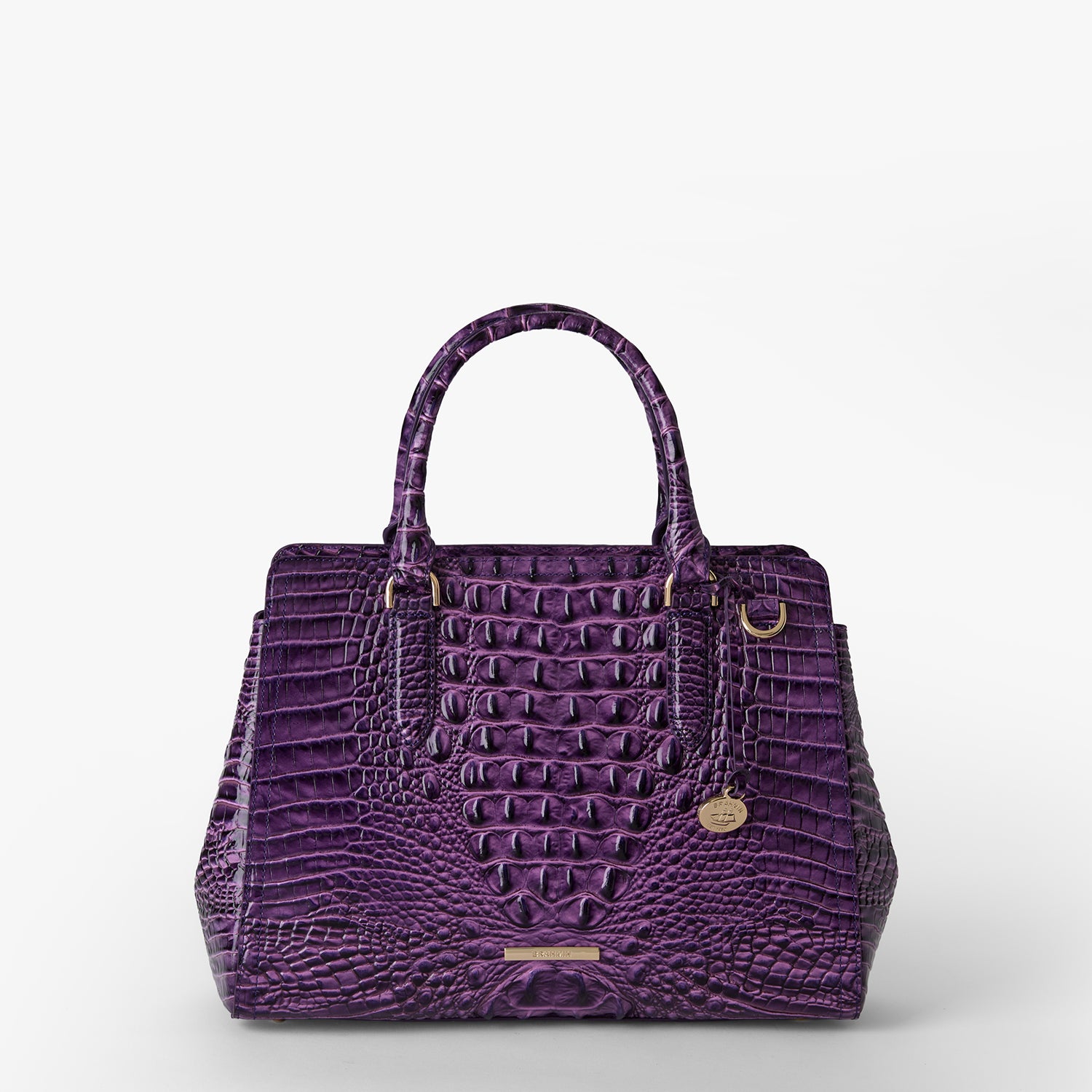 パープル クロコダイル　バッグ Small Finley | Heroic Purple Melbourne | BRAHMIN