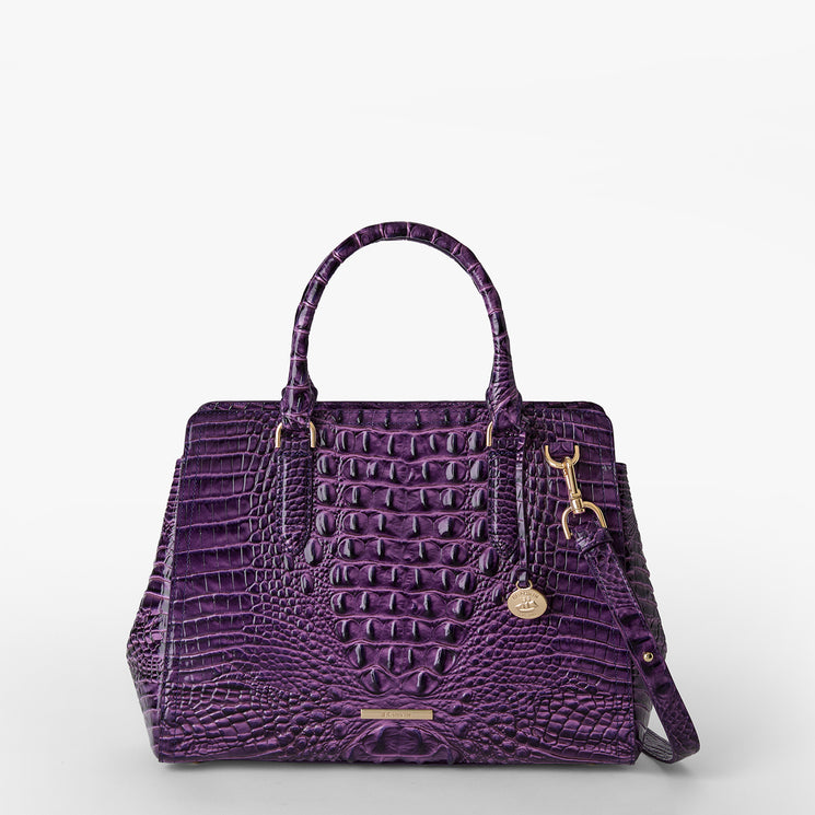 Heroic Purple Melbourne Small Finley Front View with Strap 