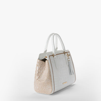 Sea Salt White Colada Small Finley Carryall Side View