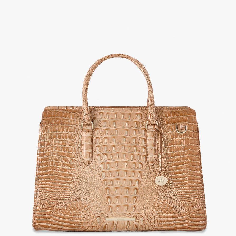 Nola Leather Backpack | Honey Brown | BRAHMIN