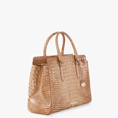 Finley Carryall Honey Brown Melbourne Side View
