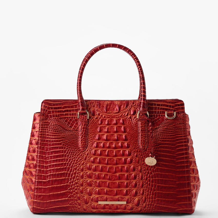 Dux Weekender Leather Travel Bag | Brindle | BRAHMIN