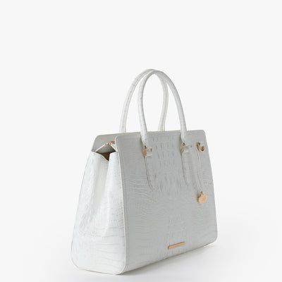 Sea Salt White Melbourne Finley Carryall Side View