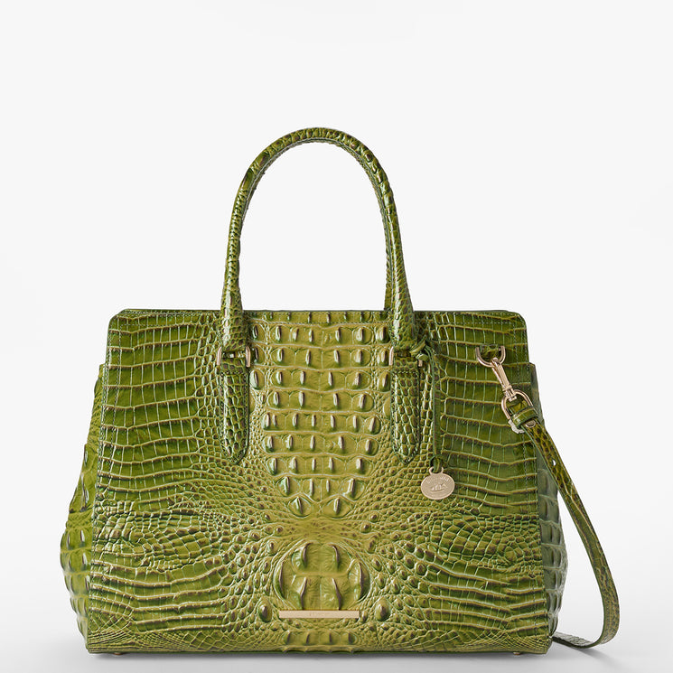 Olive Ombre Melbourne Finley Carryall Front View With Strap
