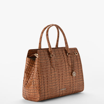 Luggage Brown Leontyne Finley Carryall Side View 