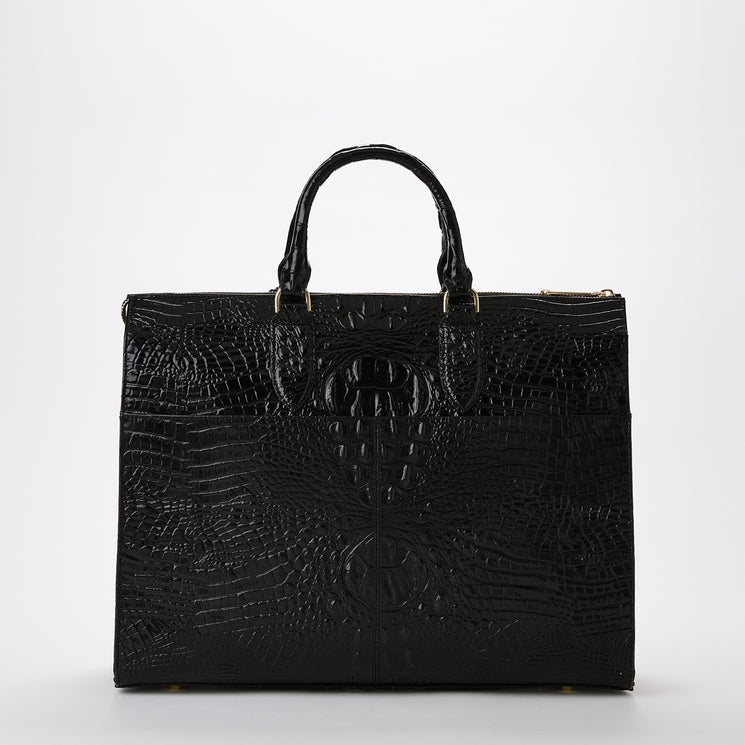 Business Tote Black Melbourne Back View