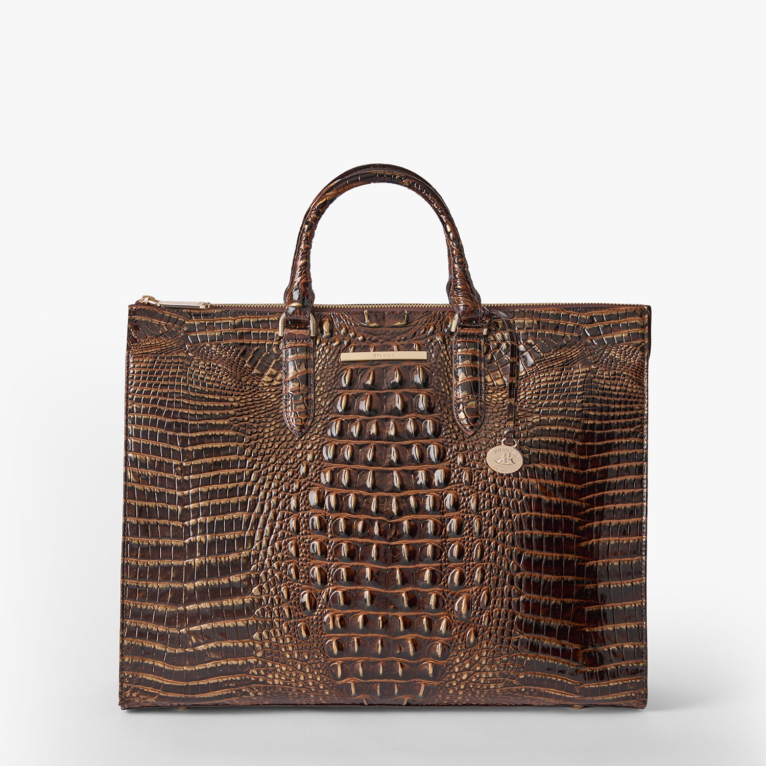 Business Tote | Chocolate Melbourne | BRAHMIN