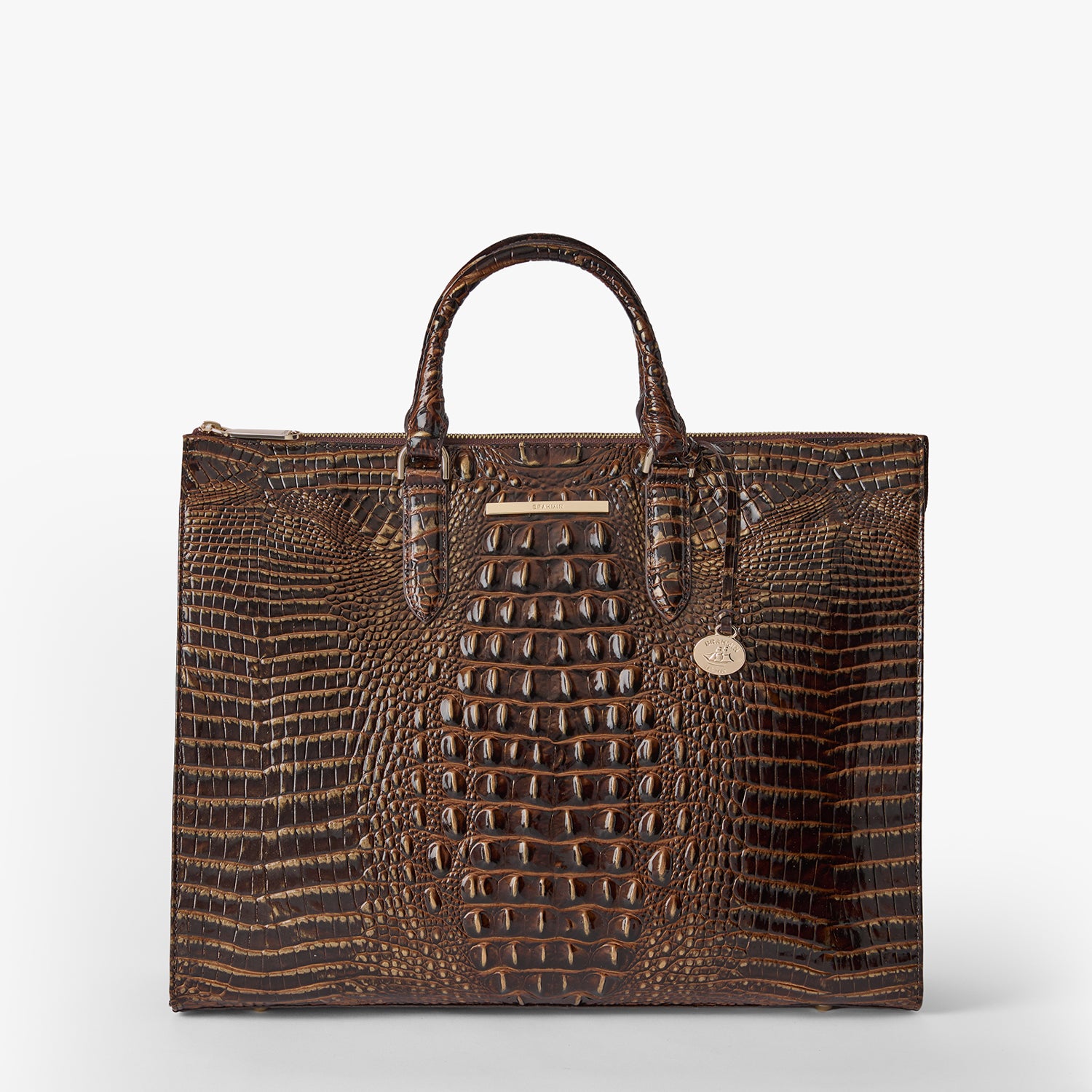 Business Tote | Chocolate Melbourne | BRAHMIN
