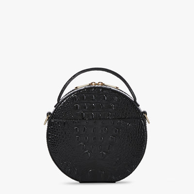 Black Melbourne Lane Crossbody Back View 