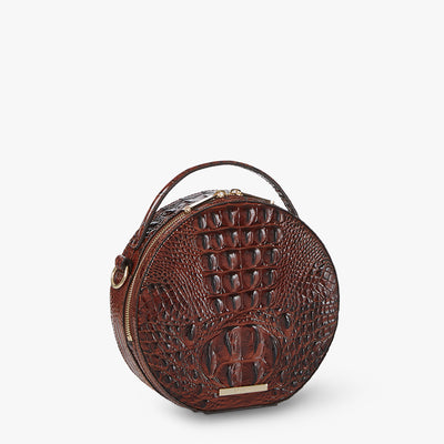 Pecan Melbourne Lane Crossbody Side View 