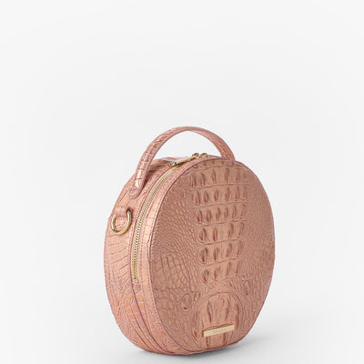 Rose Gold Melbourne Lane Crossbody Side View 
