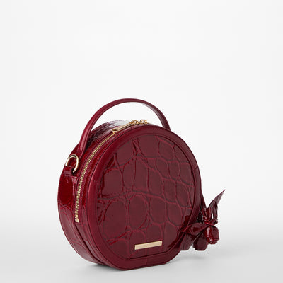 Red Claudine Lane Crossbody Side View