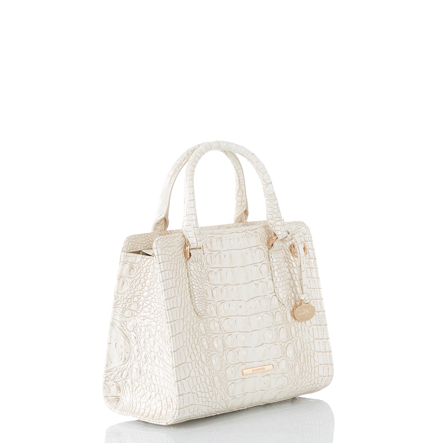 Cami Leather Satchel | Coconut Milk | BRAHMIN
