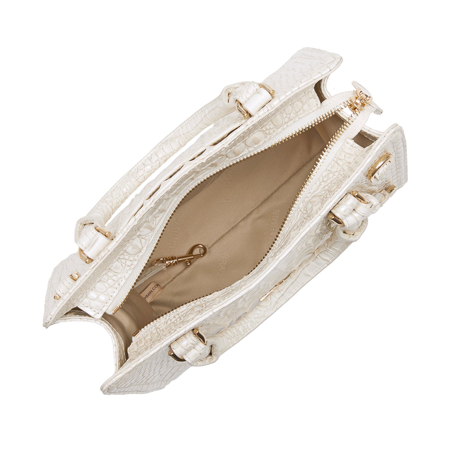 Cami Leather Satchel | Coconut Milk | BRAHMIN 