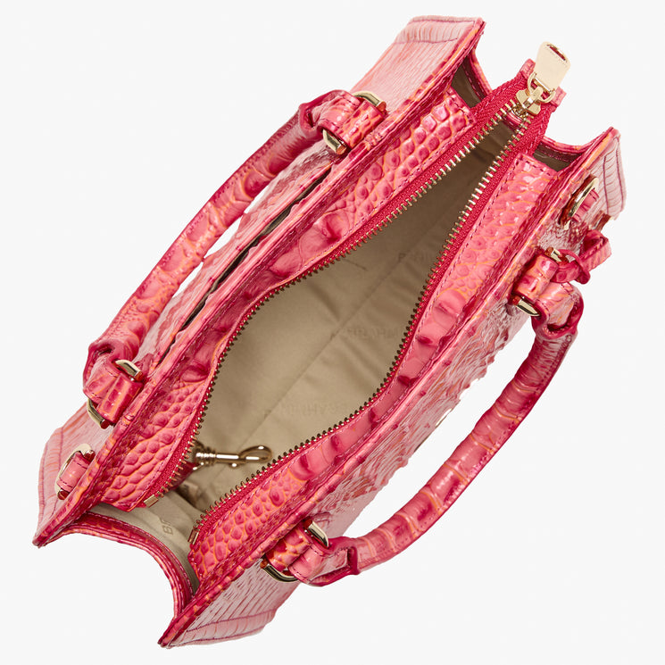 Coral Snapdragon Melbourne Cami Satchel Open Top View