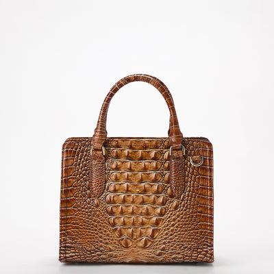 Cami Satchel Luggage Brown Melbourne Back View