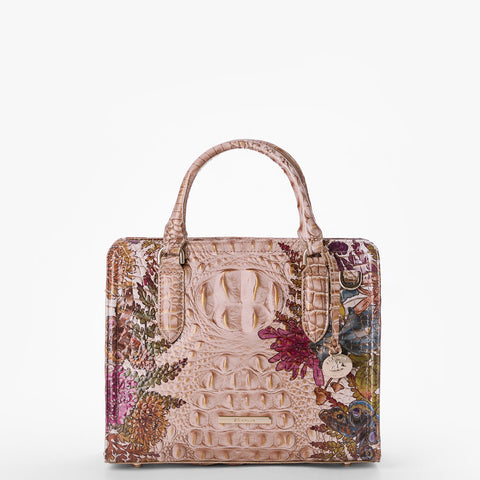 Cami Leather Satchel | Chrysanthemum Ombre | BRAHMIN