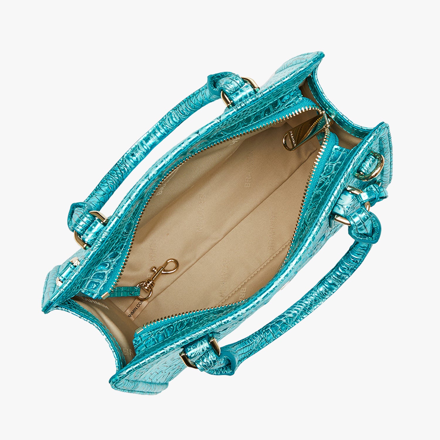 Cami Leather Satchel | Aqua Potion | BRAHMIN