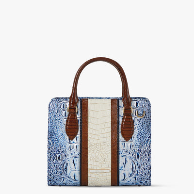 Coastal Blue Odysea Cami Satchel Front View 