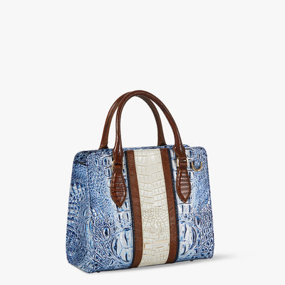 Coastal Blue Odysea Cami Satchel Side View 