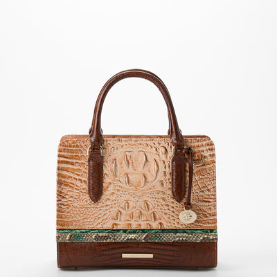 Cami Honey Brown Devonshire Satchel Front View