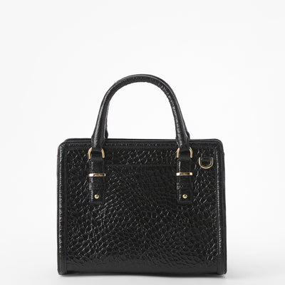 Black Hematite Cami Satchel Back View 
