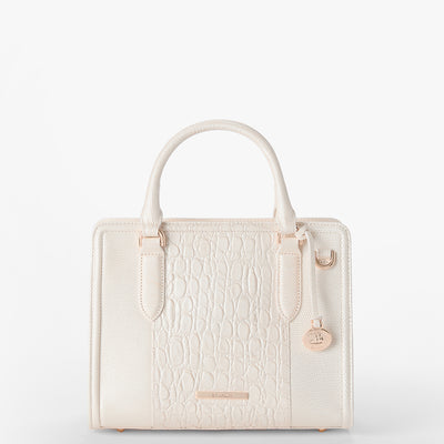 Sea Salt White Carman Cami Satchel Front View